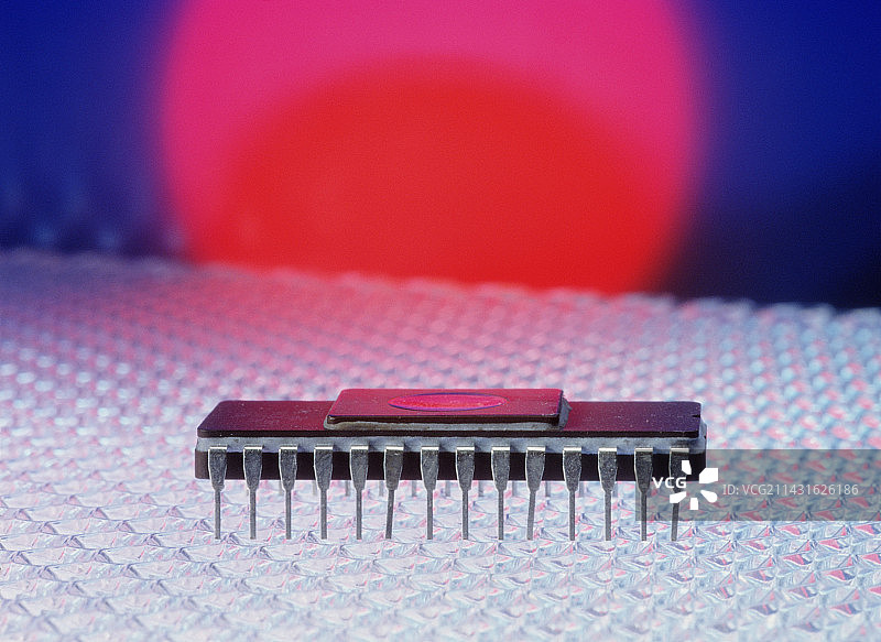 集成电路的微距照片图片素材