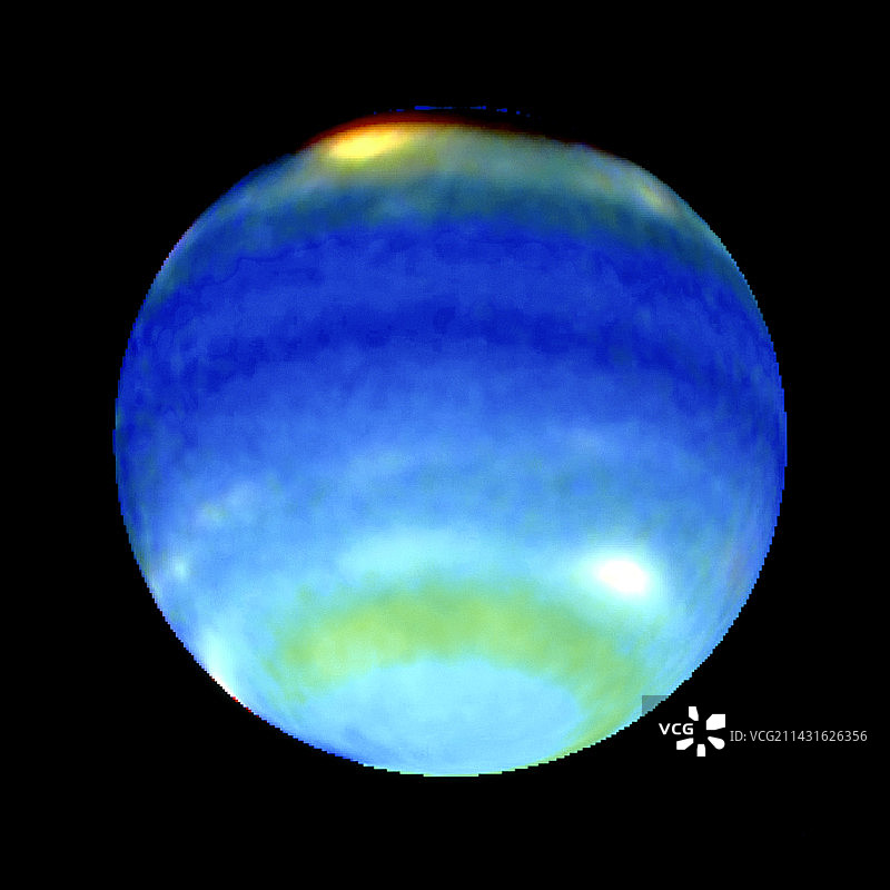 海王星显示天气模式图片素材
