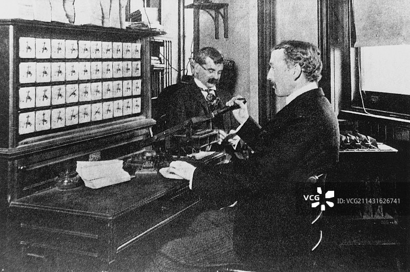 IBM早期机器：霍勒里斯制表机图片素材