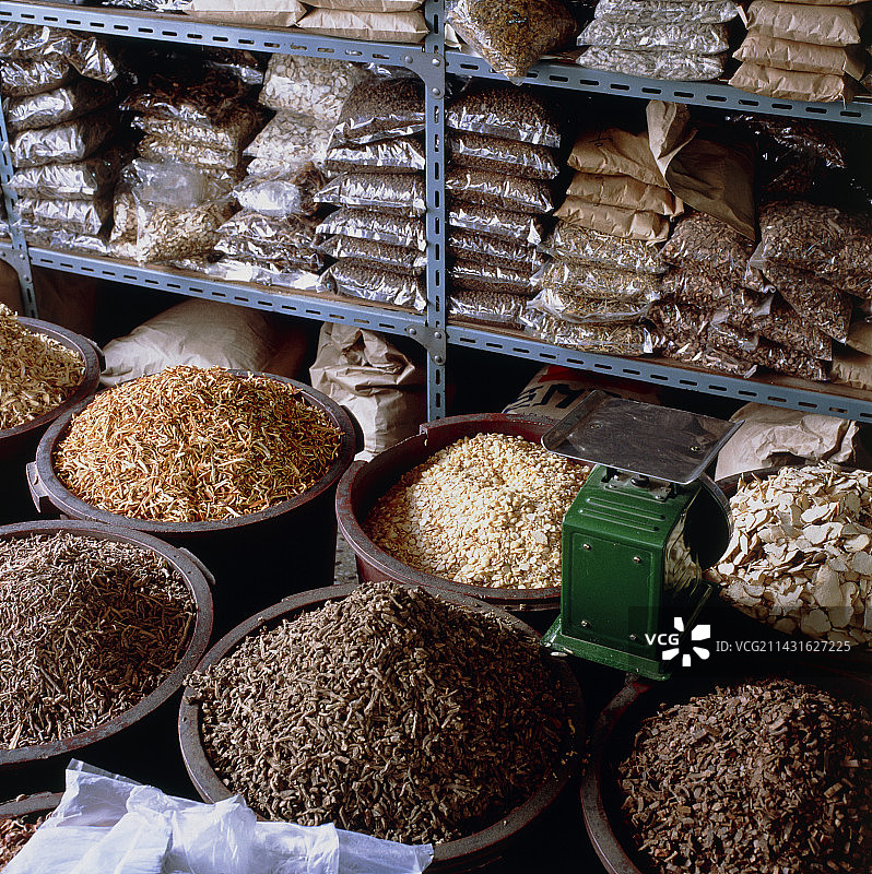 中草药散装包装图片素材