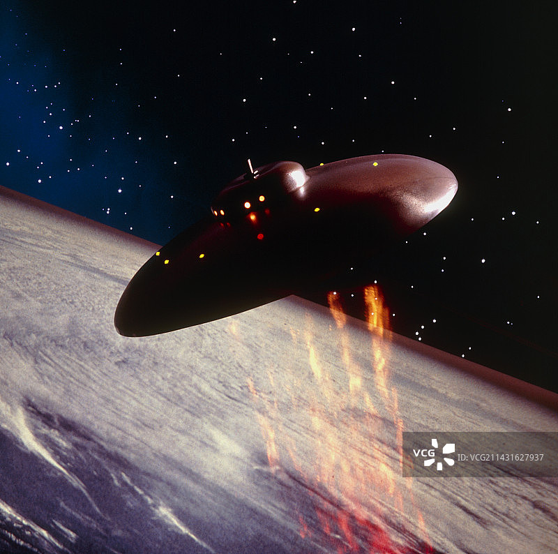 不明飞行物合成图像图片素材