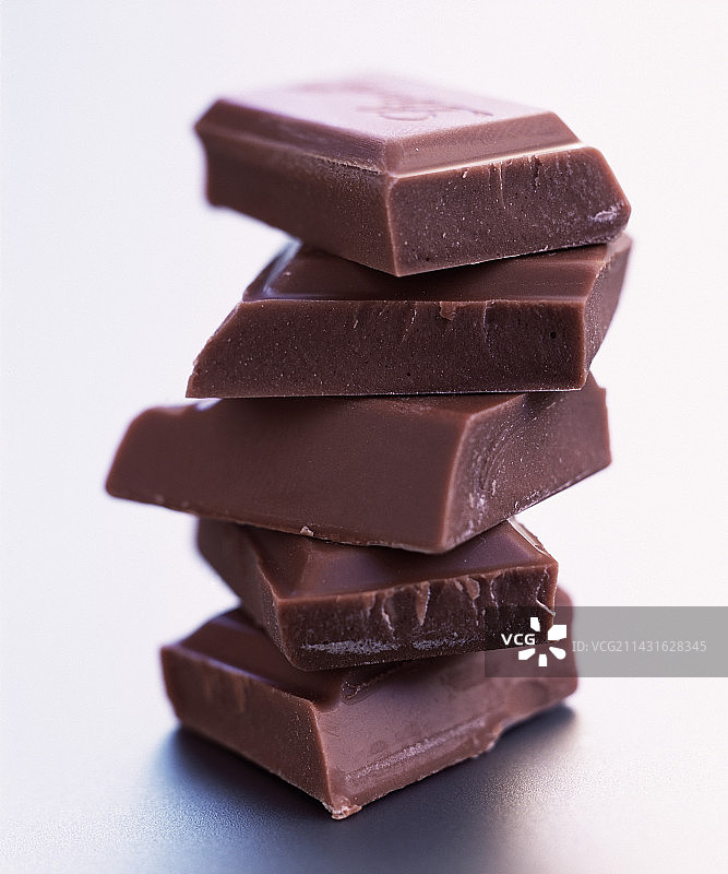 巧克力堆叠图片素材