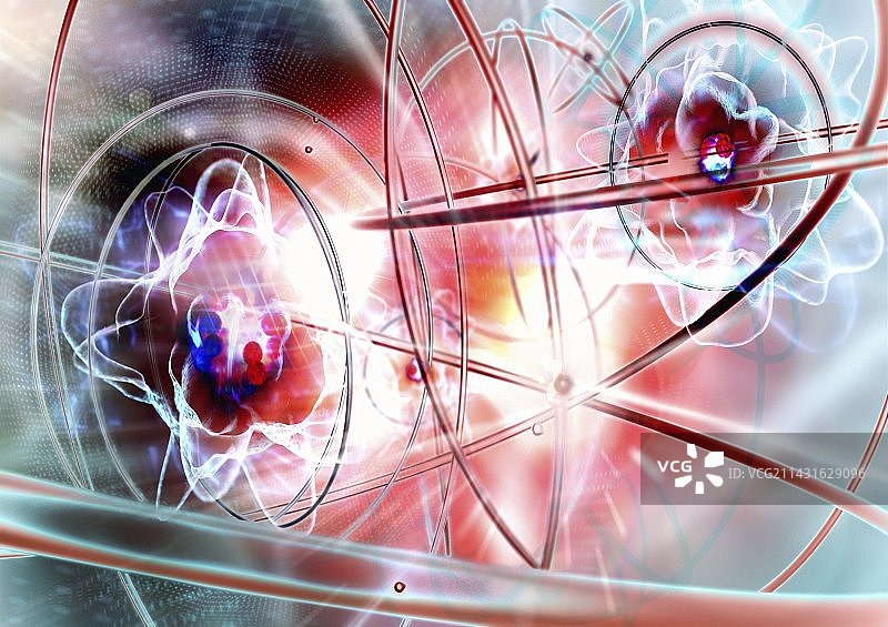 原子能概念艺术作品图片素材