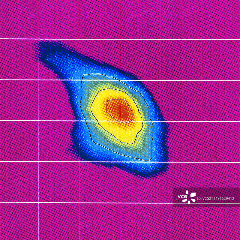 伽马射线暴的彩色图像图片素材