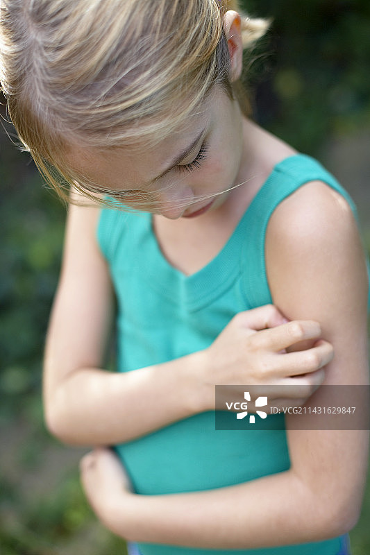 皮肤瘙痒图片素材