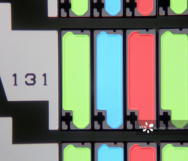 液晶显示器网格SEM图像图片素材