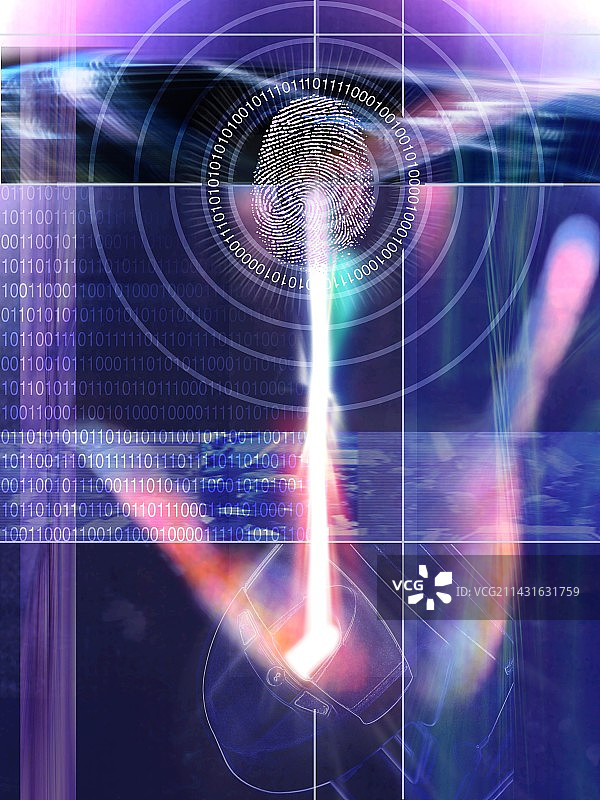 生物指纹图片素材
