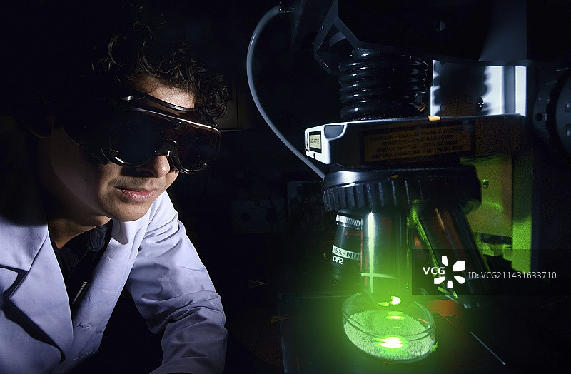 拉曼激光光谱学图片素材