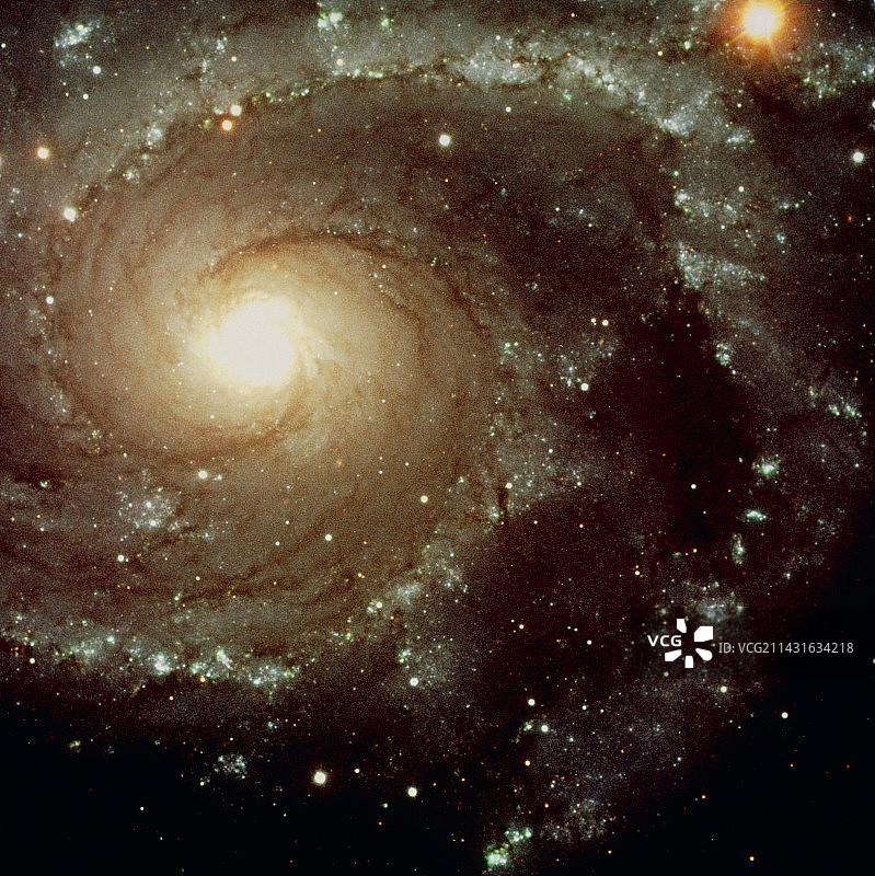 螺旋星系图片素材