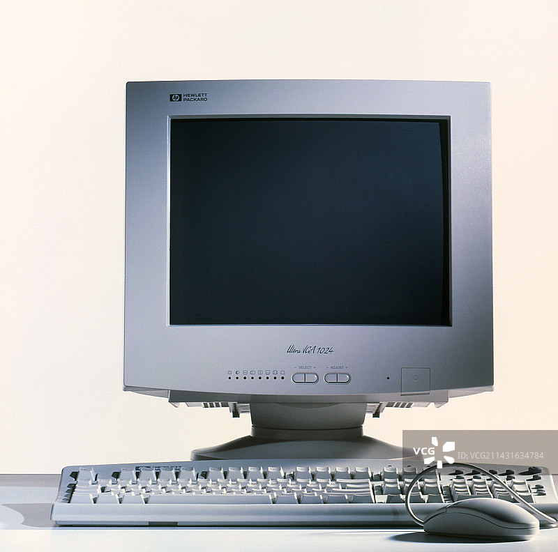 电脑显示器、键盘和鼠标图片素材