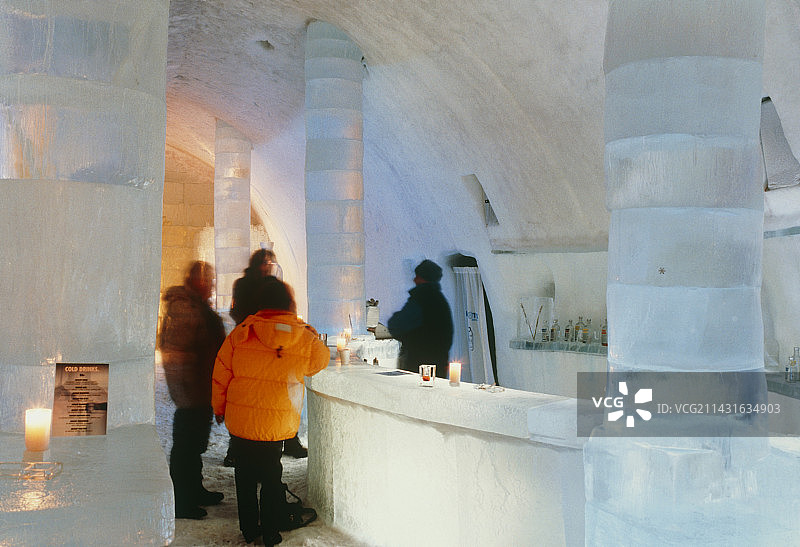 冰雪酒店酒吧图片素材