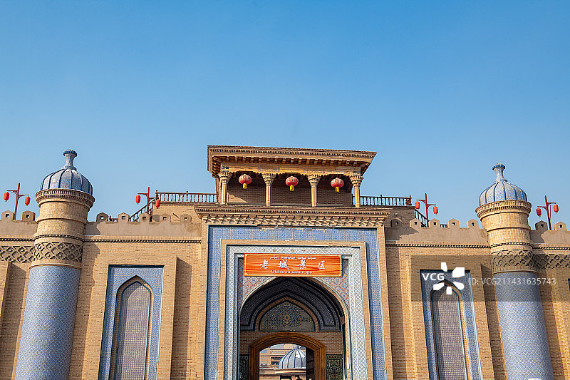 新疆喀什地区莎车老城叶尔羌汗王宫图片素材