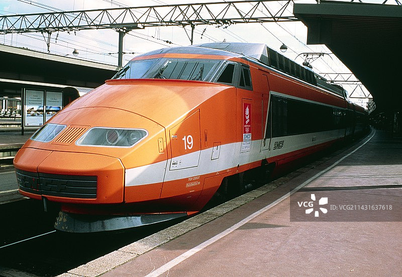 法国TGV高速列车图片素材