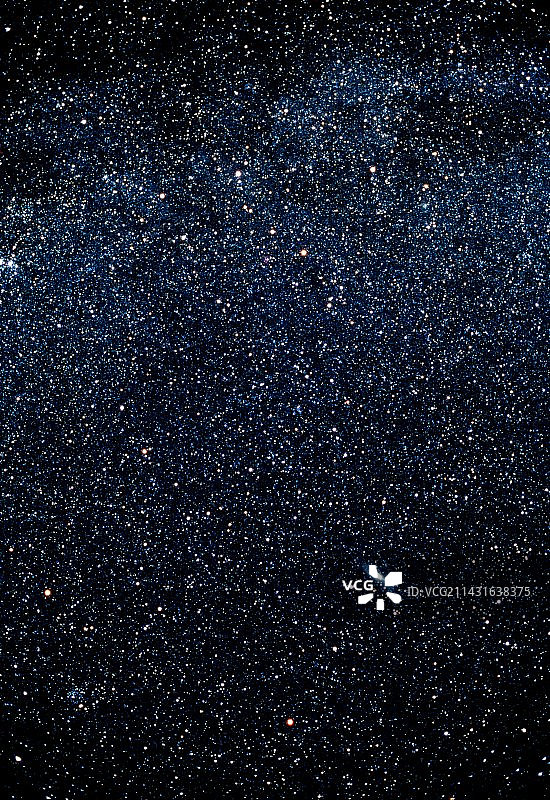 仙后座和仙女座光学图像图片素材