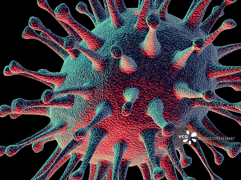 禽流感病毒图片素材