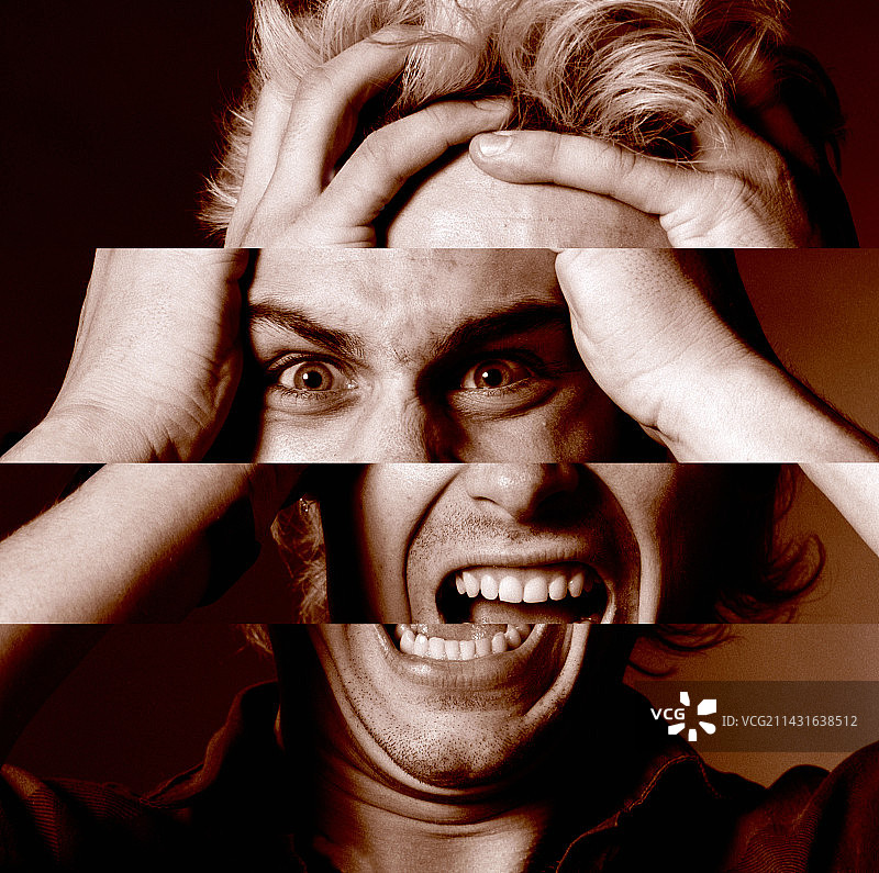 有压力的男人图片素材