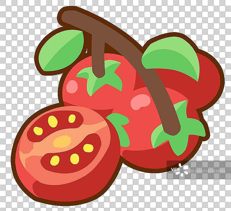 可爱水果圣女果小西红柿小番茄图片素材