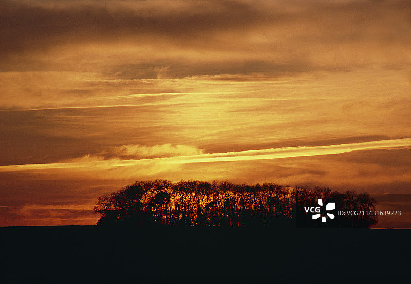 日落时的云图片素材