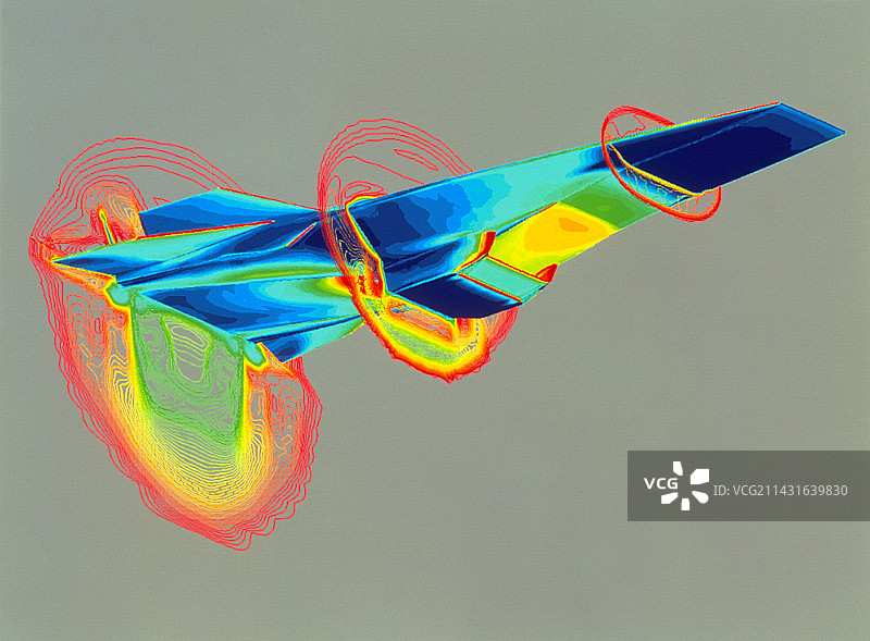 Hyper-X飞机飞行CAD图图片素材