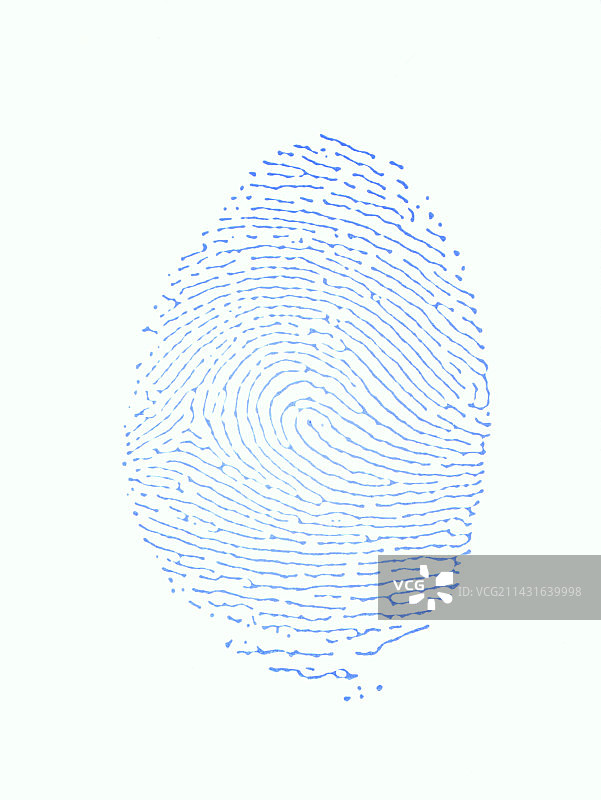 人类指纹视图图片素材