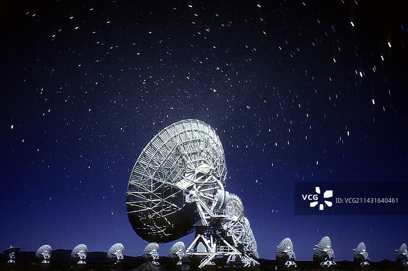 甚大天线阵（VLA）射电天线图片素材
