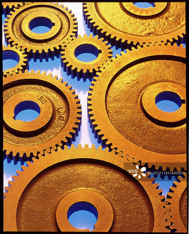 齿轮系统中的齿轮图片素材