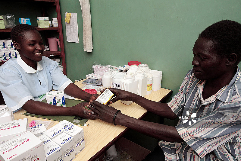 药物分发图片素材