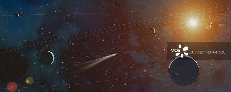 太阳系图片素材