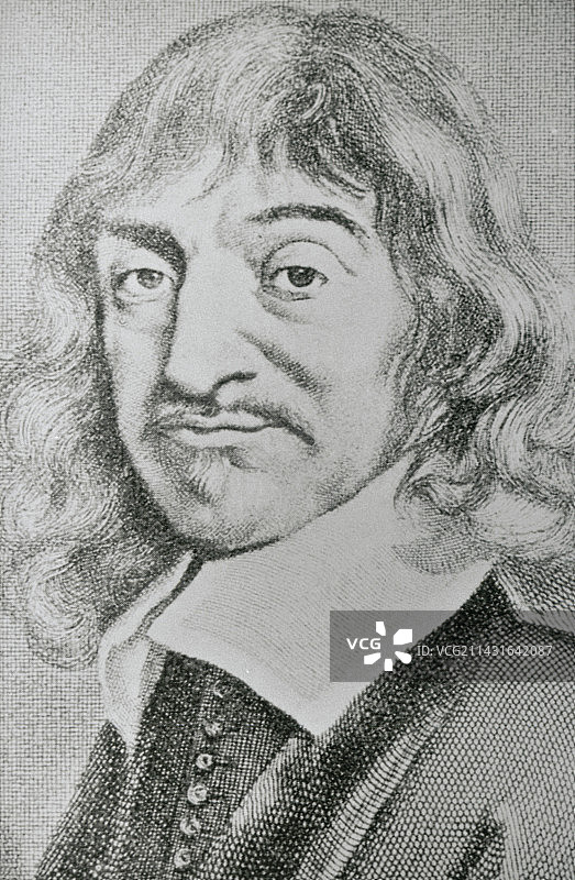 勒内·笛卡尔肖像，1596-1650图片素材