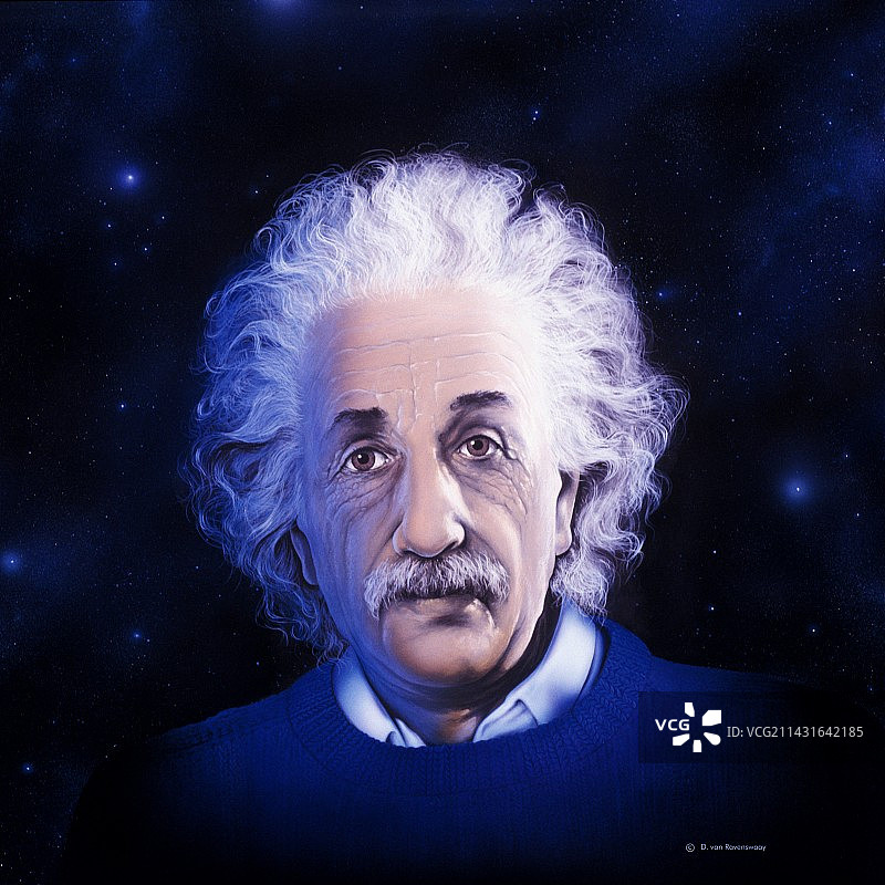 物理学家阿尔伯特·爱因斯坦图片素材
