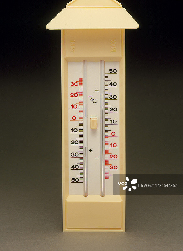最高和最低温度计图片素材