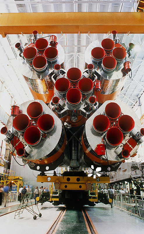 联盟号火箭组装图片素材