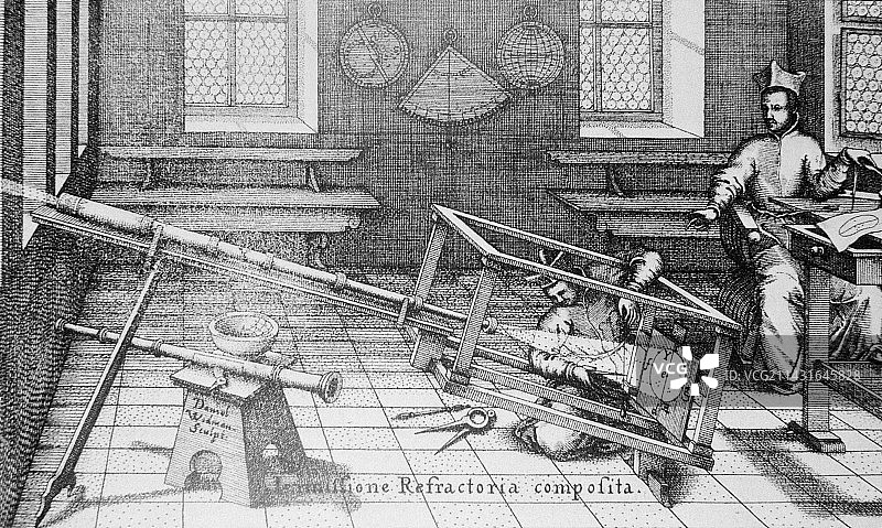 17世纪的太阳黑子图图片素材