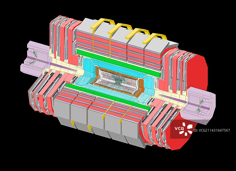 CMS探测器图片素材