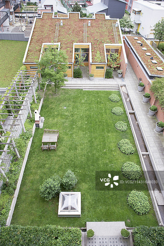 绿色屋顶图片素材