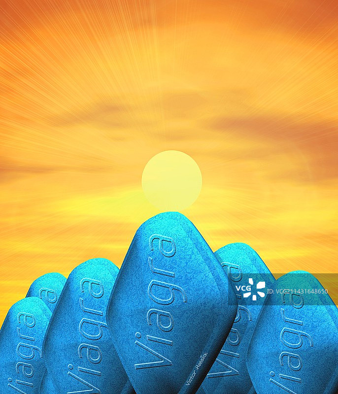 伟哥药丸图片素材