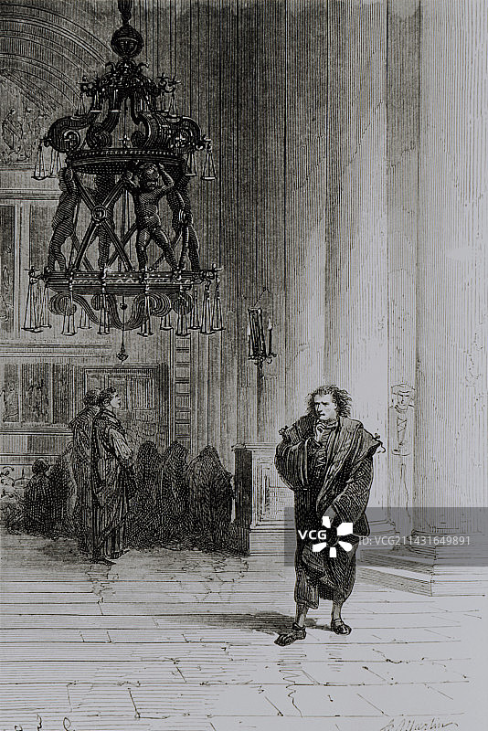 伽利略·伽利莱和摆图片素材