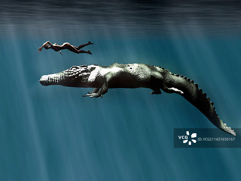 恐鳄图片素材