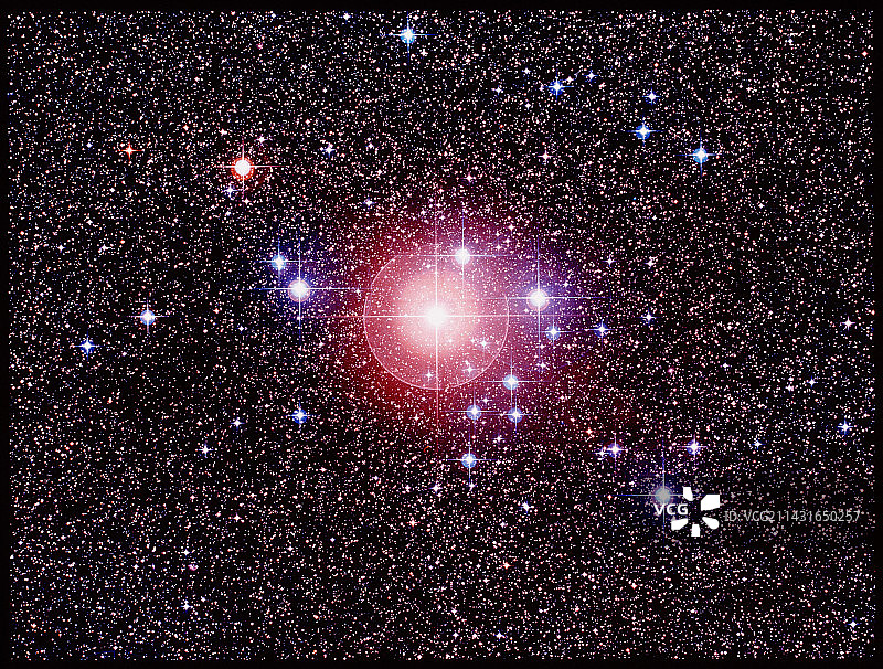NGC 2451开放星团图片素材