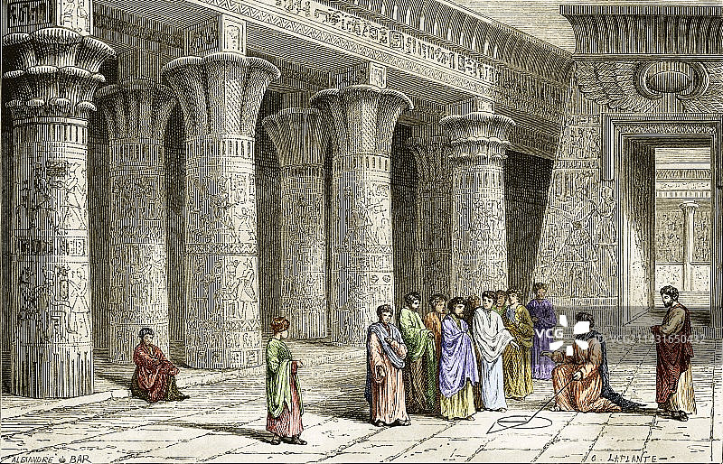 古希腊数学家阿波罗尼奥斯图片素材