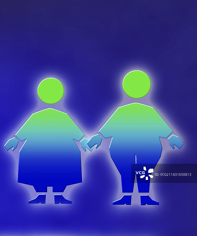 肥胖的电脑艺术作品图片素材