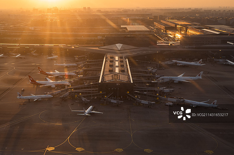 虹桥机场图片素材