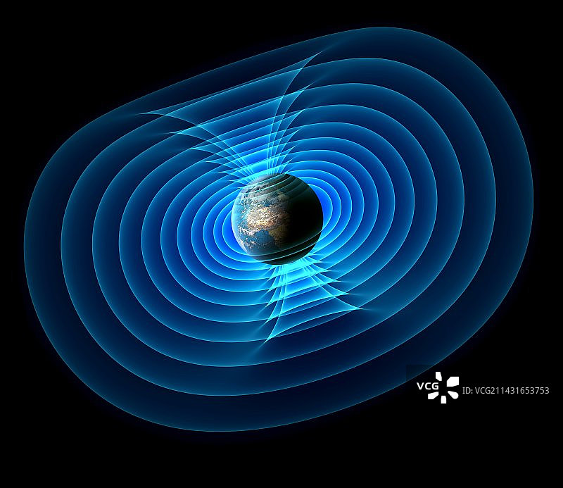 地球磁场艺术图图片素材