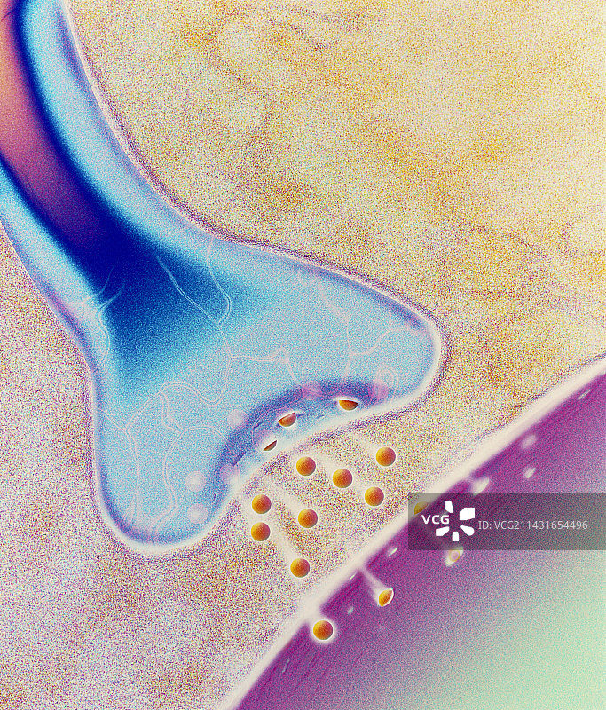 神经突触计算机艺术作品图片素材
