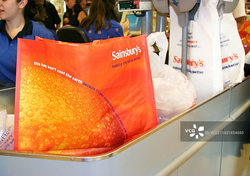 可重复使用的购物袋图片素材