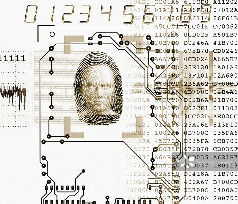 生物识别身份验证图片素材