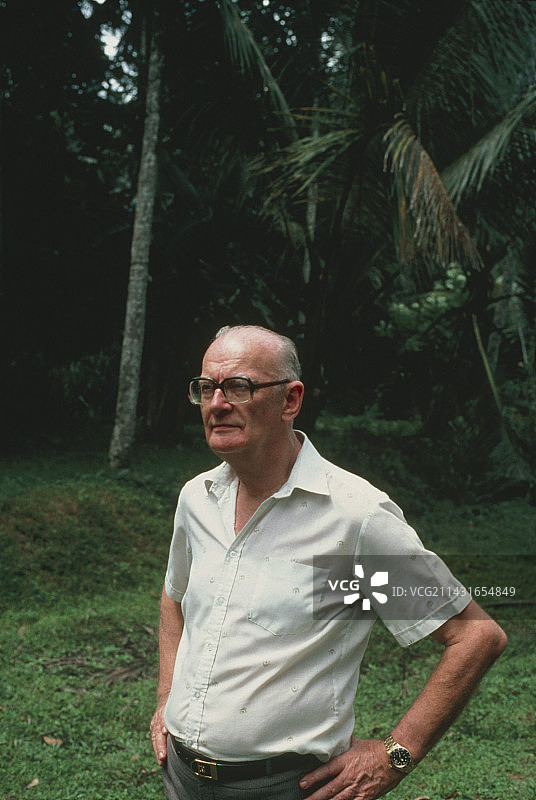 科幻作家亚瑟·C·克拉克图片素材