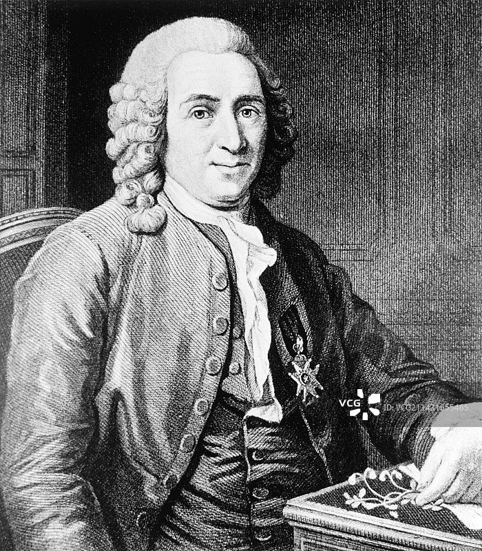 卡尔·林奈，瑞典植物学家图片素材