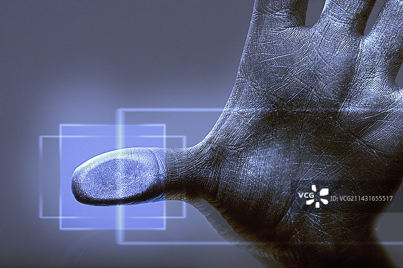 指纹识别图片素材