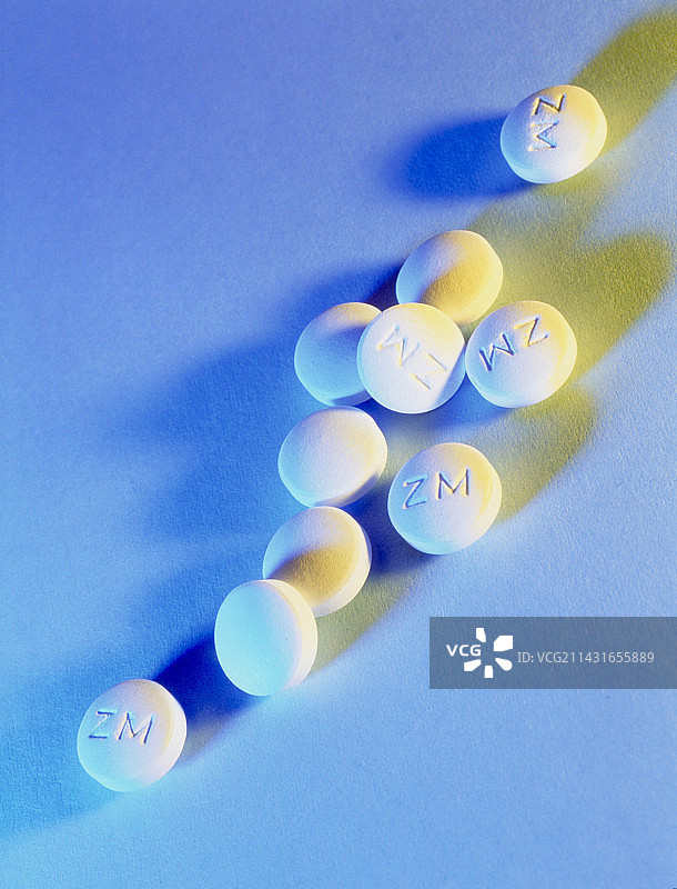 含有佐匹克隆药物的Zimovane安眠药图片素材